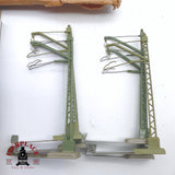 ♻️ 2da mano -  Märklin 65x hilo de catenaria y mástil de catenarias H0 escala 1:87