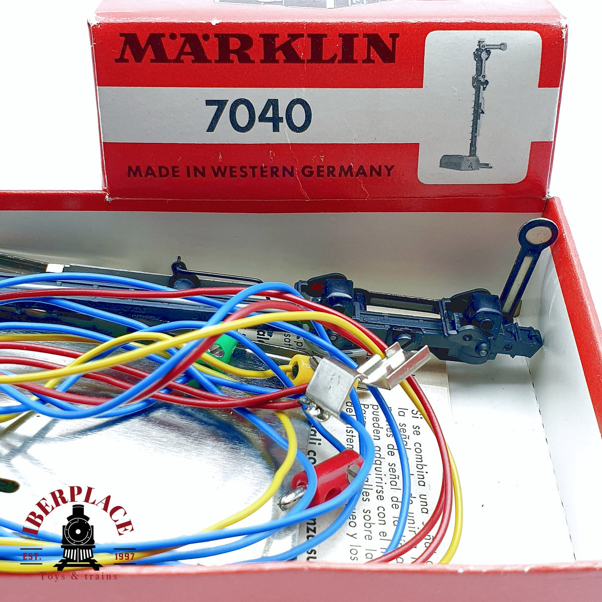 ♻️ 2da mano -  Märklin 7040 Señal principal - Sin usar H0 escala 1:87 3/4