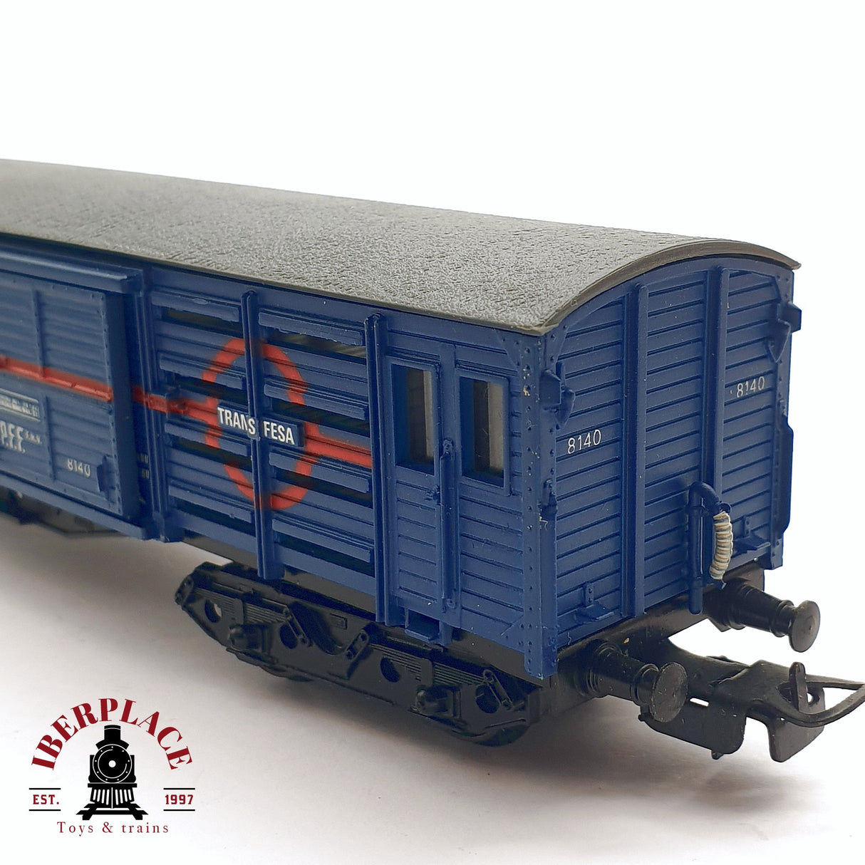 ♻️ 2da mano -  DC Electrotren 5423 vagón Transfesa RENFE 8140 H0 escala 1:87