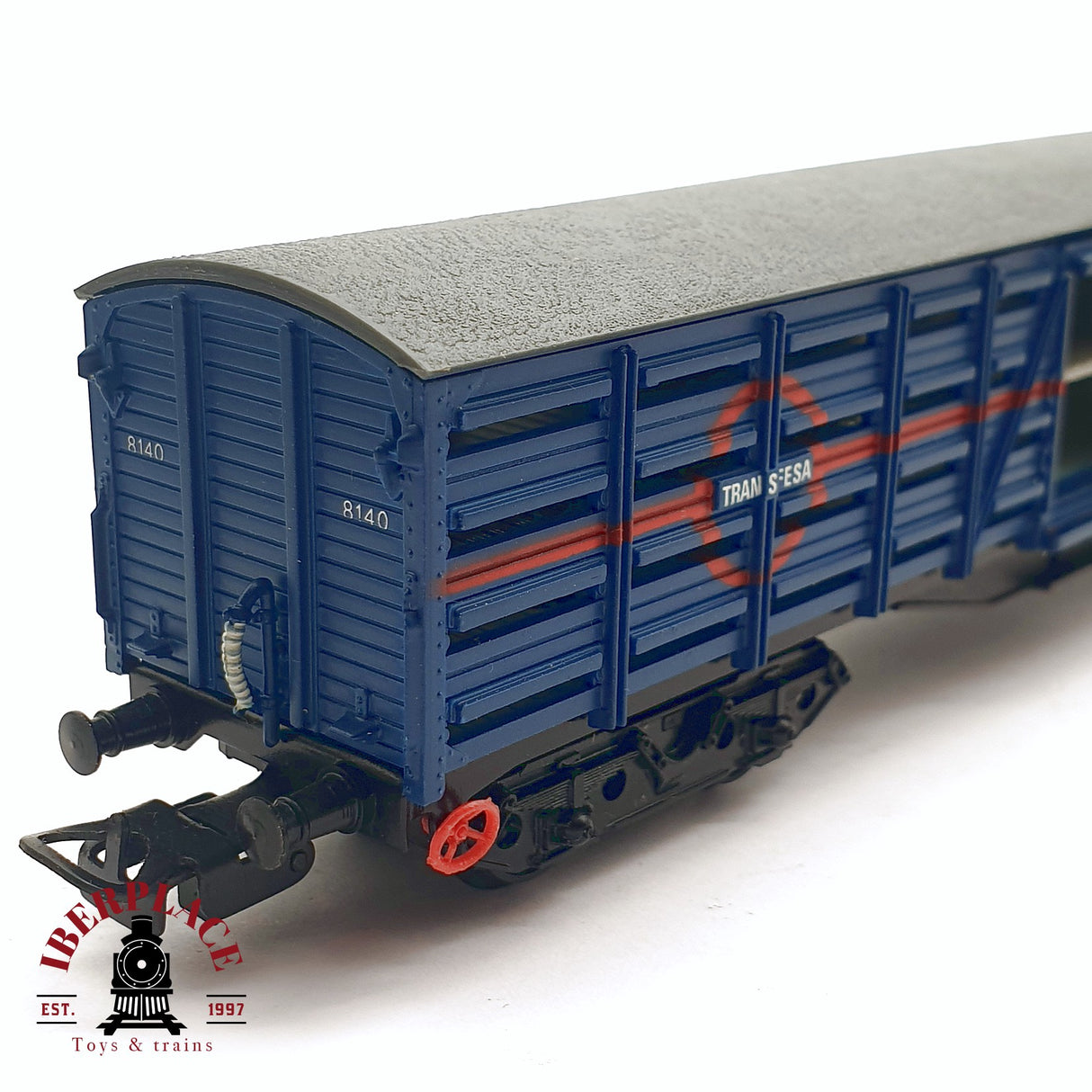 ♻️ 2da mano -  DC Electrotren 5423 vagón Transfesa RENFE 8140 H0 escala 1:87