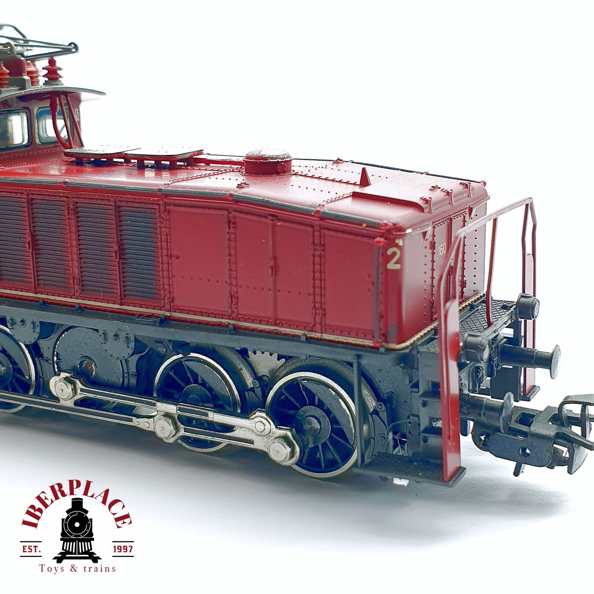 ♻️ 2da mano - Märklin 3157 Locomotora eléctrica DB 160 001-4 roja H0 escala 1:87