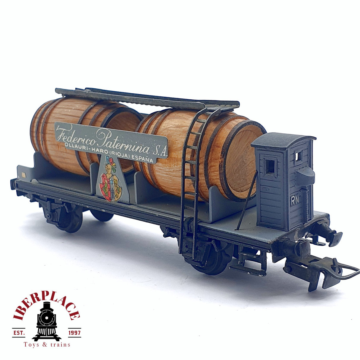 ♻️ 2da mano -  DC Electrotren vagón Federico Paternina Rioja españa RENFE H0 escala 1:87