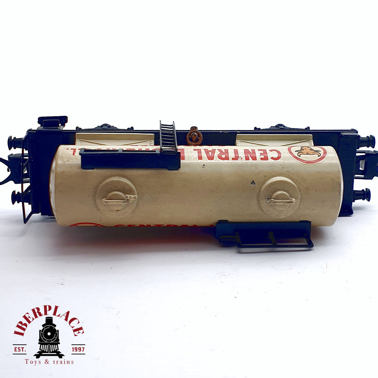 ♻️ 2da mano -  DC Electrotren vagón cisterna central leche santander RENFE H0 escala 1:87