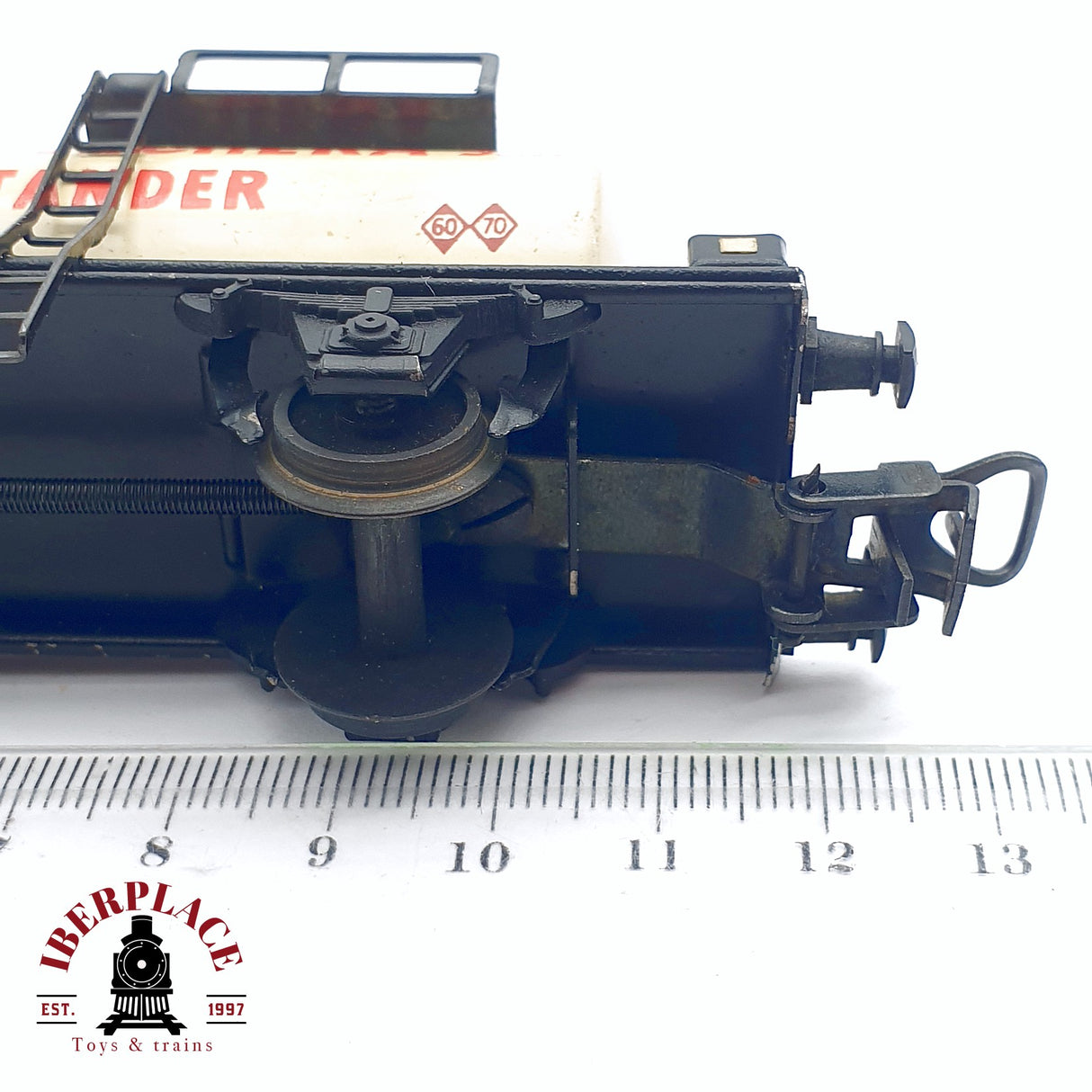 ♻️ 2da mano -  DC Electrotren vagón cisterna central leche santander RENFE H0 escala 1:87