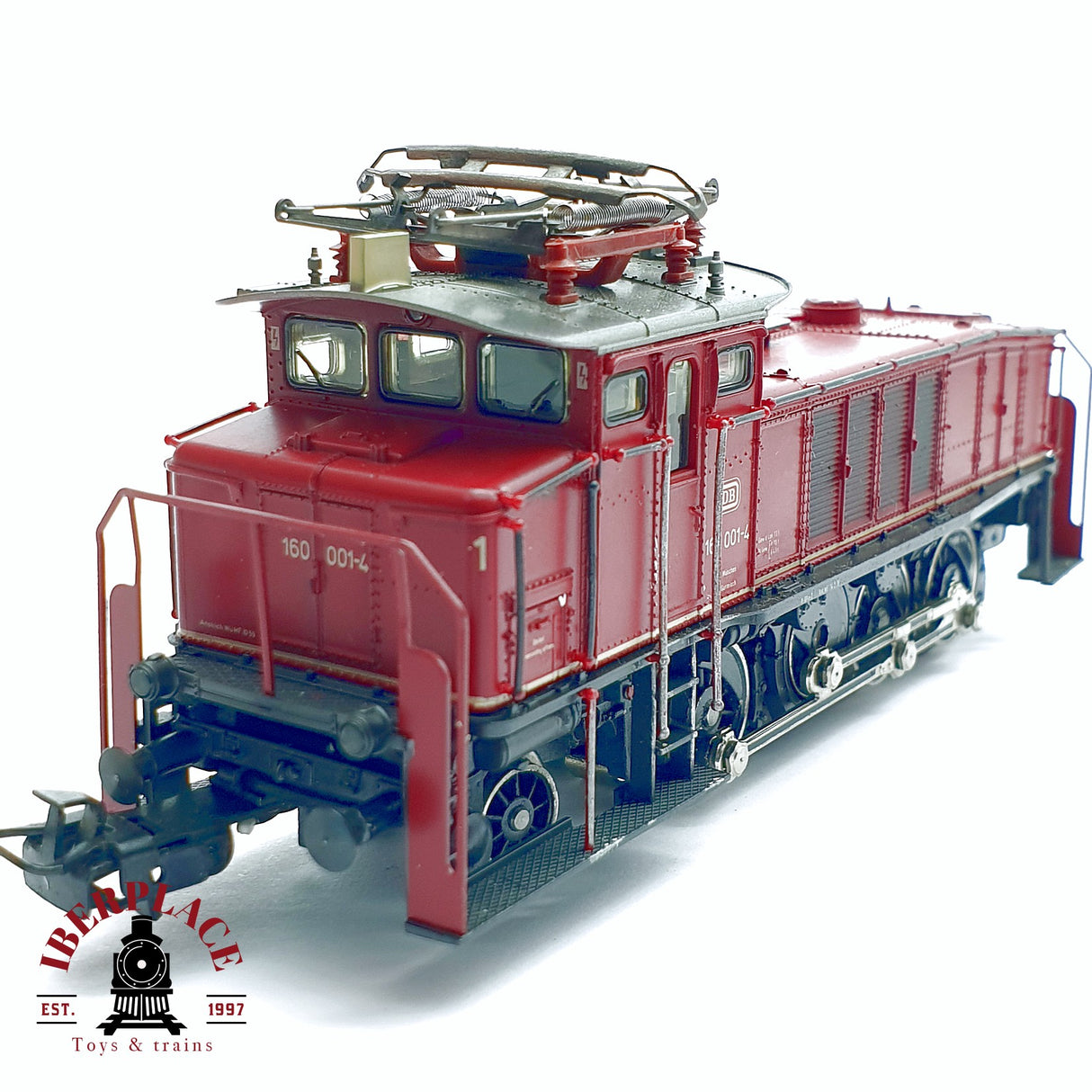 ♻️ 2da mano - Märklin 3157 Locomotora eléctrica DB 160 001-4 roja H0 escala 1:87