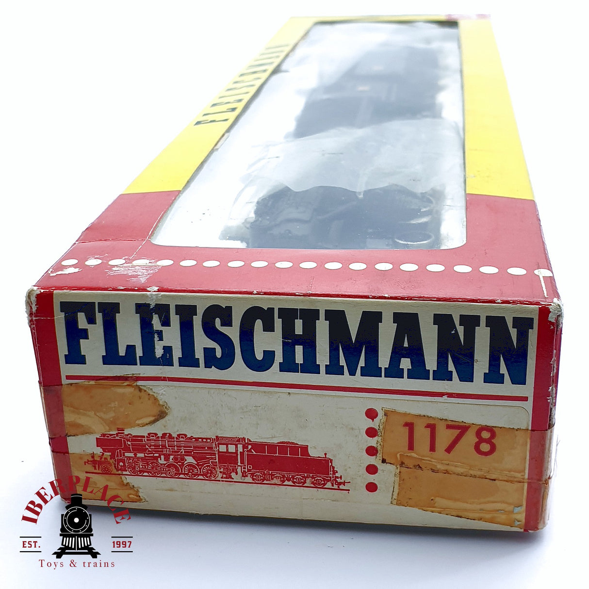 ♻️ 2da mano - AC Fleischmann 1178 Locomotora de vapor SNCF 2255 negra H0 escala 1:87