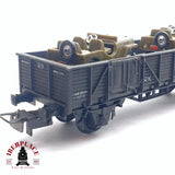 ♻️ 2da mano -  DC Electrotren 1351 vagón de bordes altos con coches de carga RENFE H0 escala 1:87