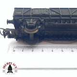 ♻️ 2da mano -  DC Electrotren vagón de bordes altos con carga bidones de petróleo RENFE H0 escala 1:87