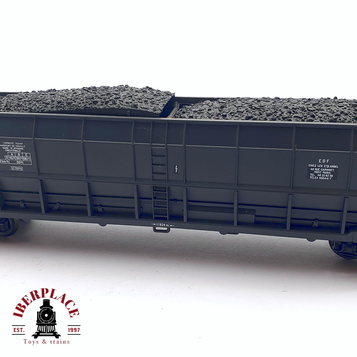 ♻️ 2da mano -  DC Electrotren 5702 vagón tolva SNCF con carbón H0 escala 1:87