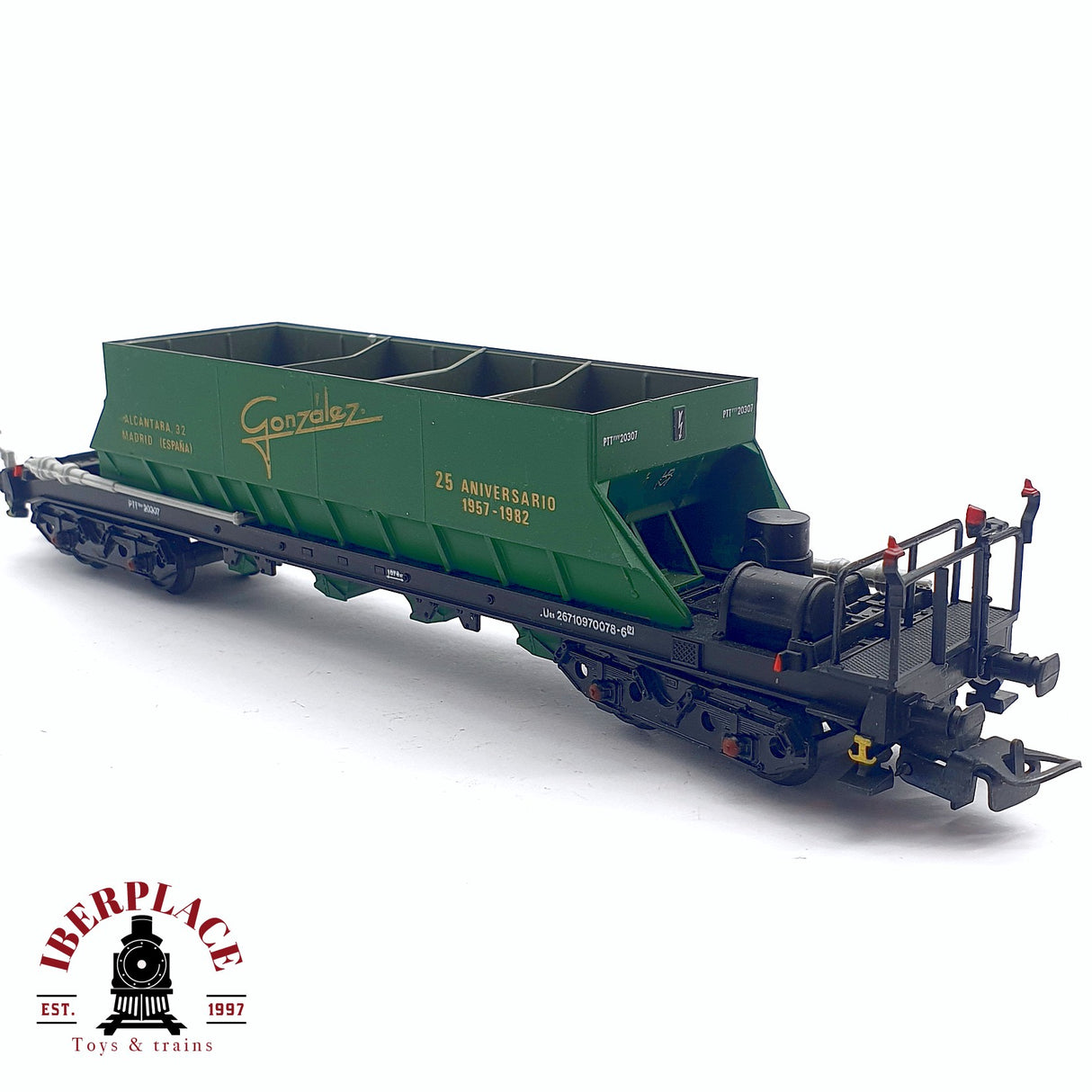 ♻️ 2da mano -  DC Electrotren vagon tolva gonzalez 25 Aniversario 1957-1982 H0 escala 1:87