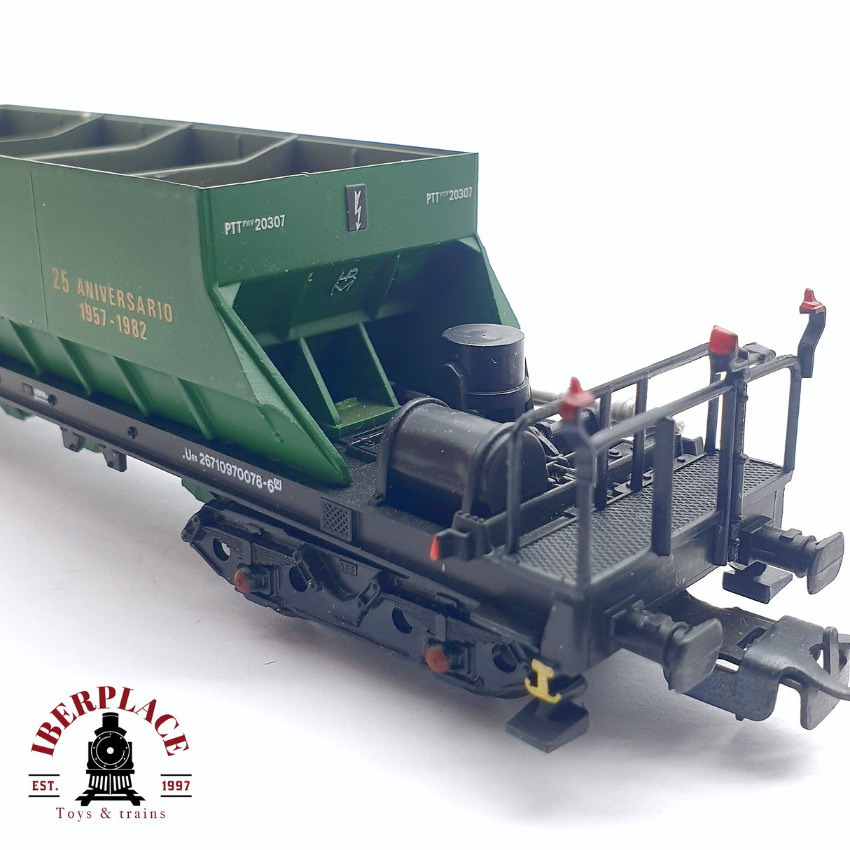 ♻️ 2da mano -  DC Electrotren vagon tolva gonzalez 25 Aniversario 1957-1982 H0 escala 1:87