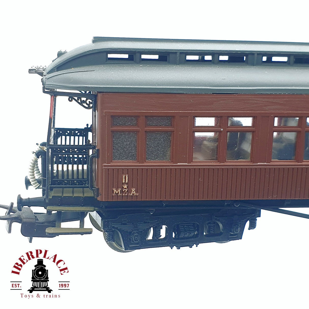 ♻️ 2da mano -  DC Electrotren 3x vagones pasajeros M.Z.A Toledo Madrid RENFE H0 escala 1:87