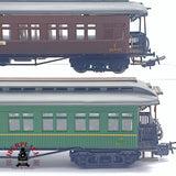♻️ 2da mano -  DC Electrotren 3x vagones pasajeros M.Z.A Toledo Madrid RENFE H0 escala 1:87