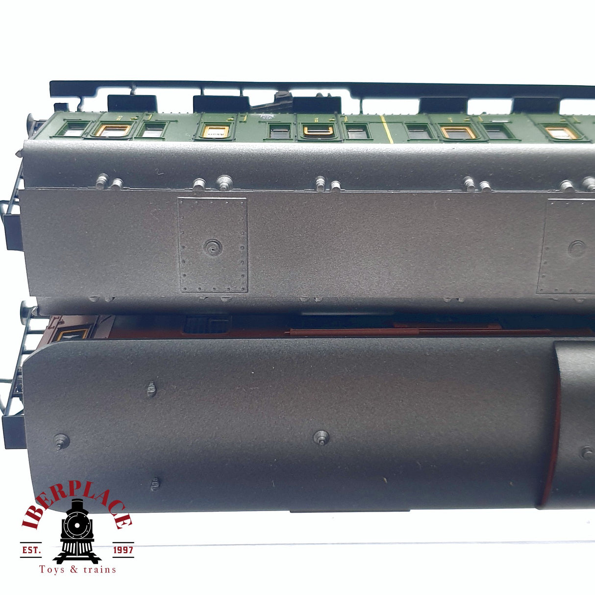 ♻️ 2da mano -  DC Fleischmann 3x vagones pasajeros y equipaje K.P.E.V H0 escala 1:87