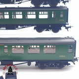 ♻️ 2da mano -  DC Fleischmann 3x vagones pasajeros Ferrocarriles Británicos H0 escala 1:87