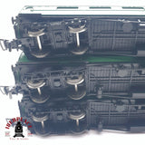 ♻️ 2da mano -  DC Fleischmann 3x vagones pasajeros Ferrocarriles Británicos H0 escala 1:87