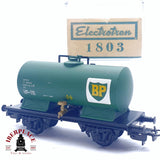 ♻️ 2da mano -  DC Electrotren 1803 vagón cisterna Bp verde RENFE H0 escala 1:87
