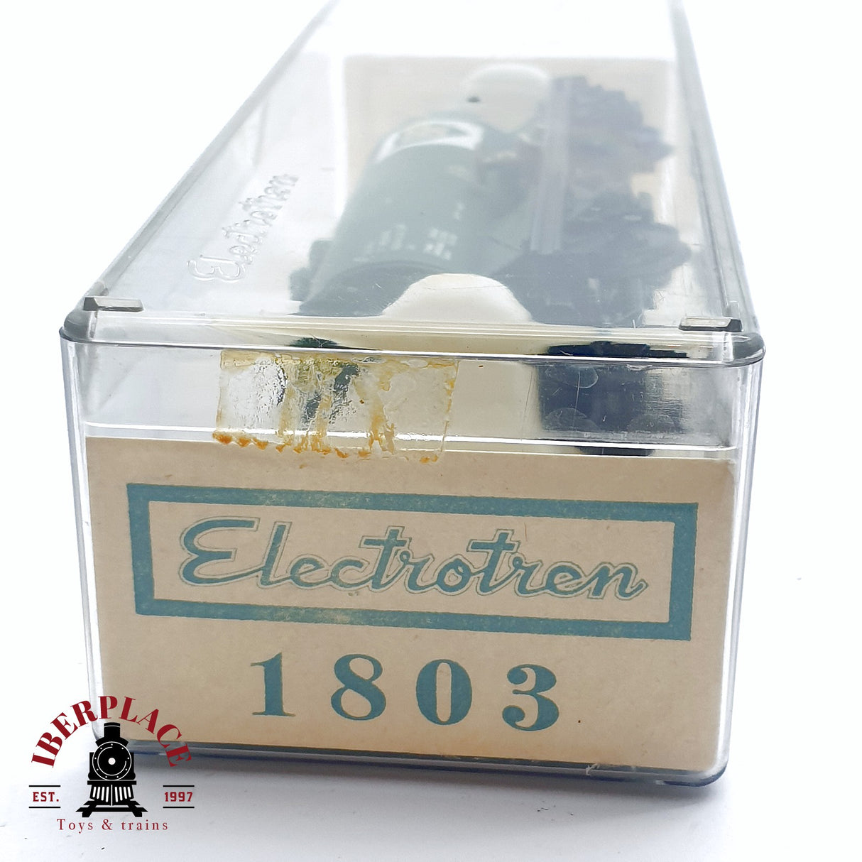 ♻️ 2da mano -  DC Electrotren 1803 vagón cisterna Bp verde RENFE H0 escala 1:87