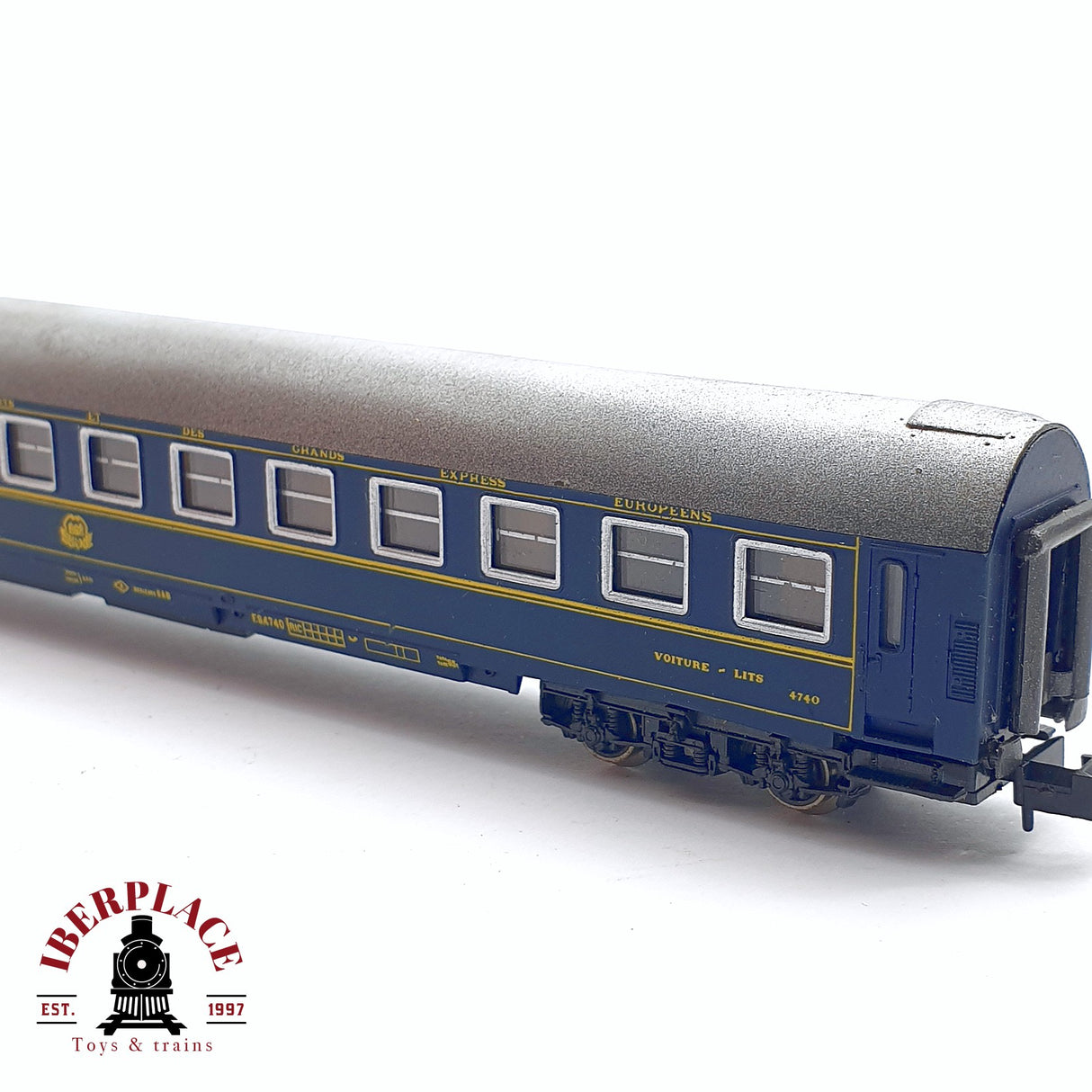 ♻️ 2da mano - Atlas 2686 vagón pasajeros coches cama express Europeens N escala 1:160