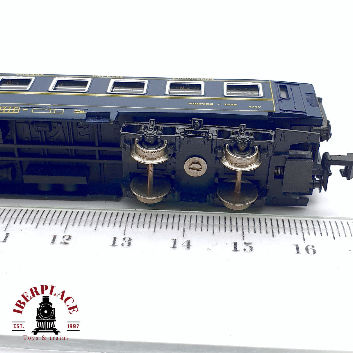 ♻️ 2da mano - Atlas 2686 vagón pasajeros coches cama express Europeens N escala 1:160