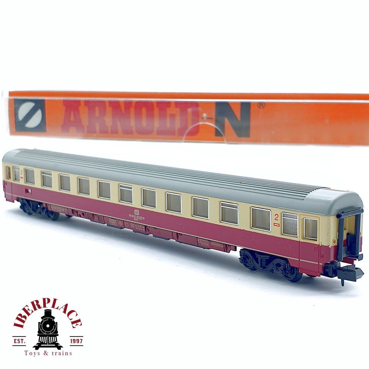 ♻️ 2da mano - Arnold 3771 vagón pasajeros clase 2 DB N escala 1:160