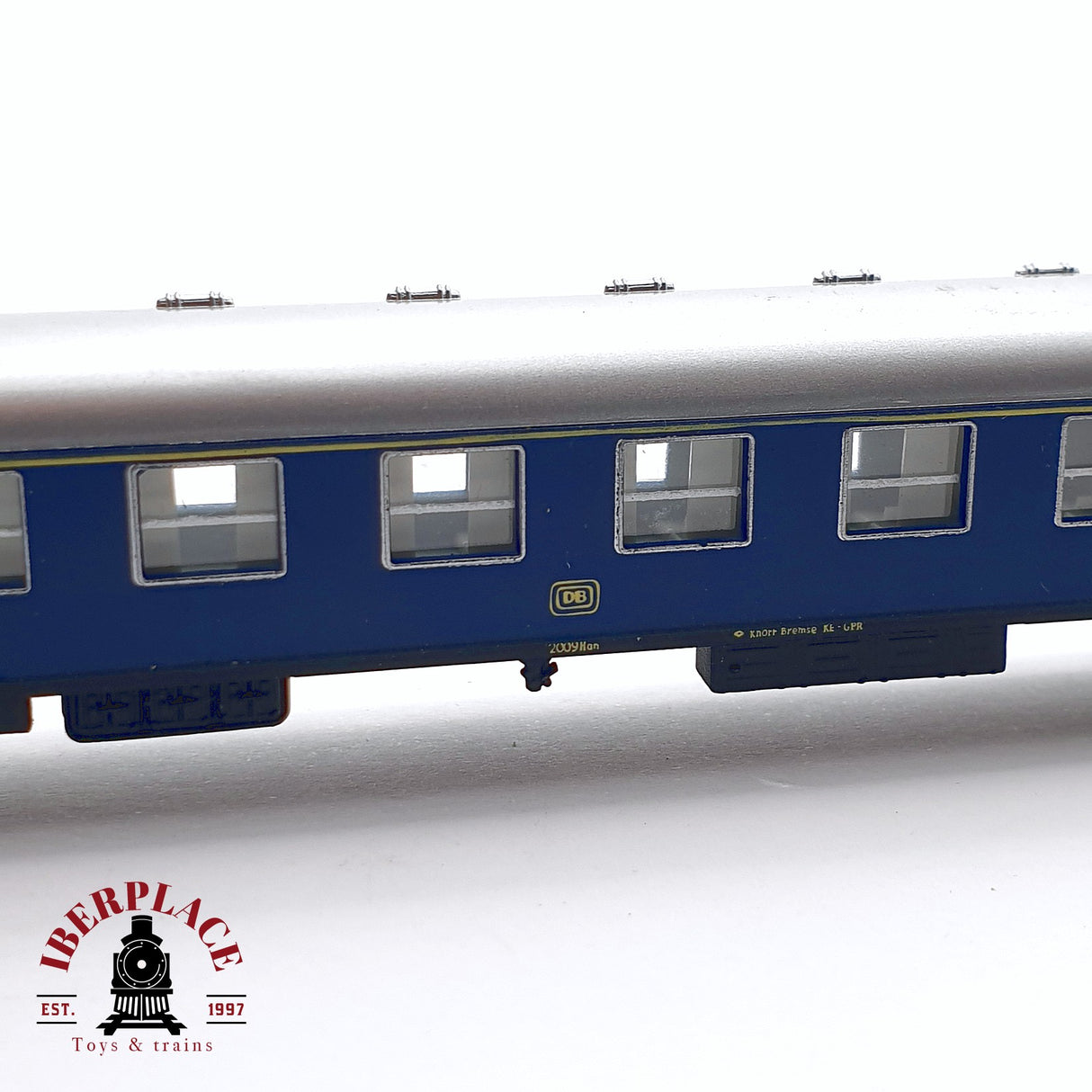 ♻️ 2da mano - Atlas 2681 vagón de pasajeros DB clase 1 azul N escala 1:160