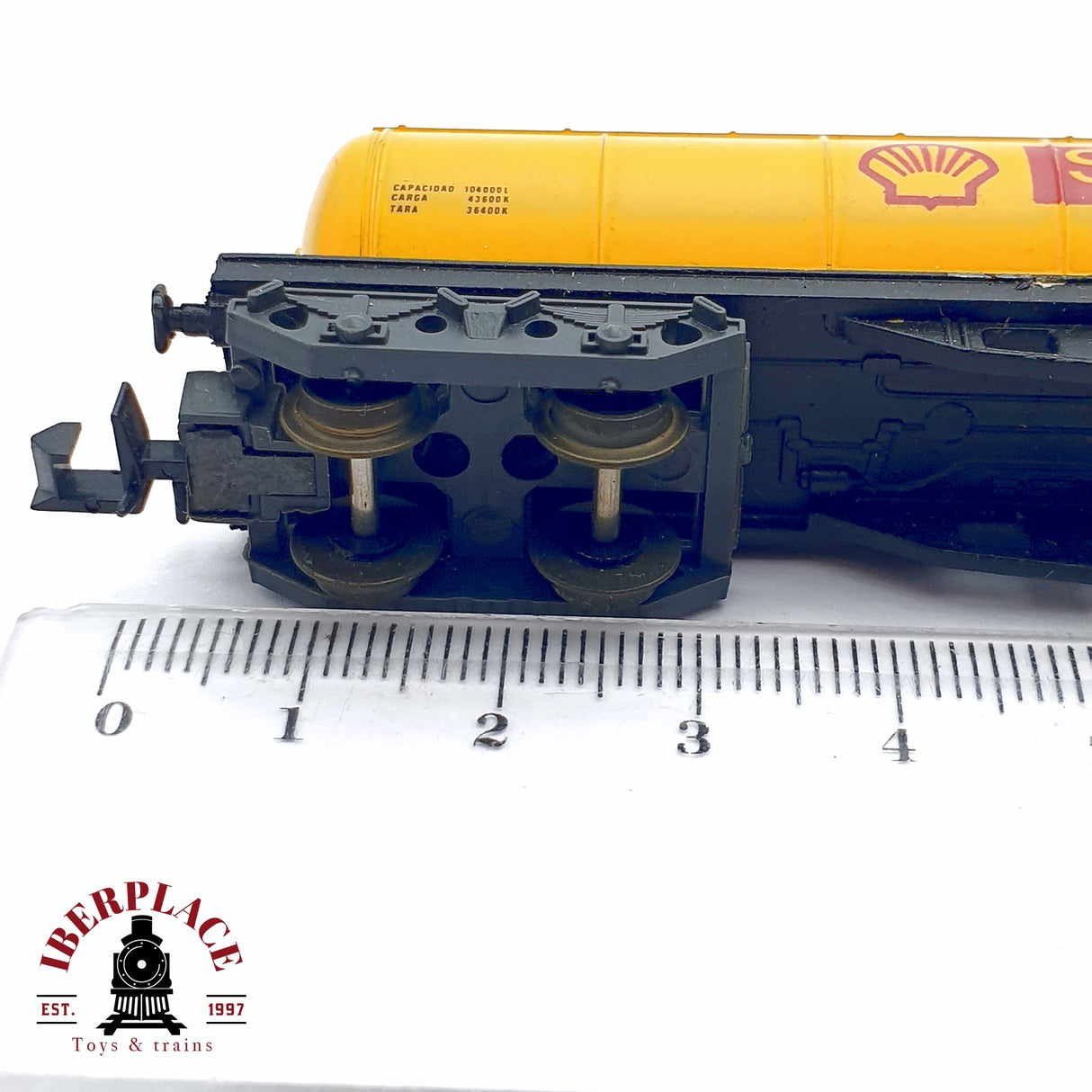 ♻️ 2da mano - IBERTREN 365 vagón cisterna Shellgas RENEF RN N escala 1:160