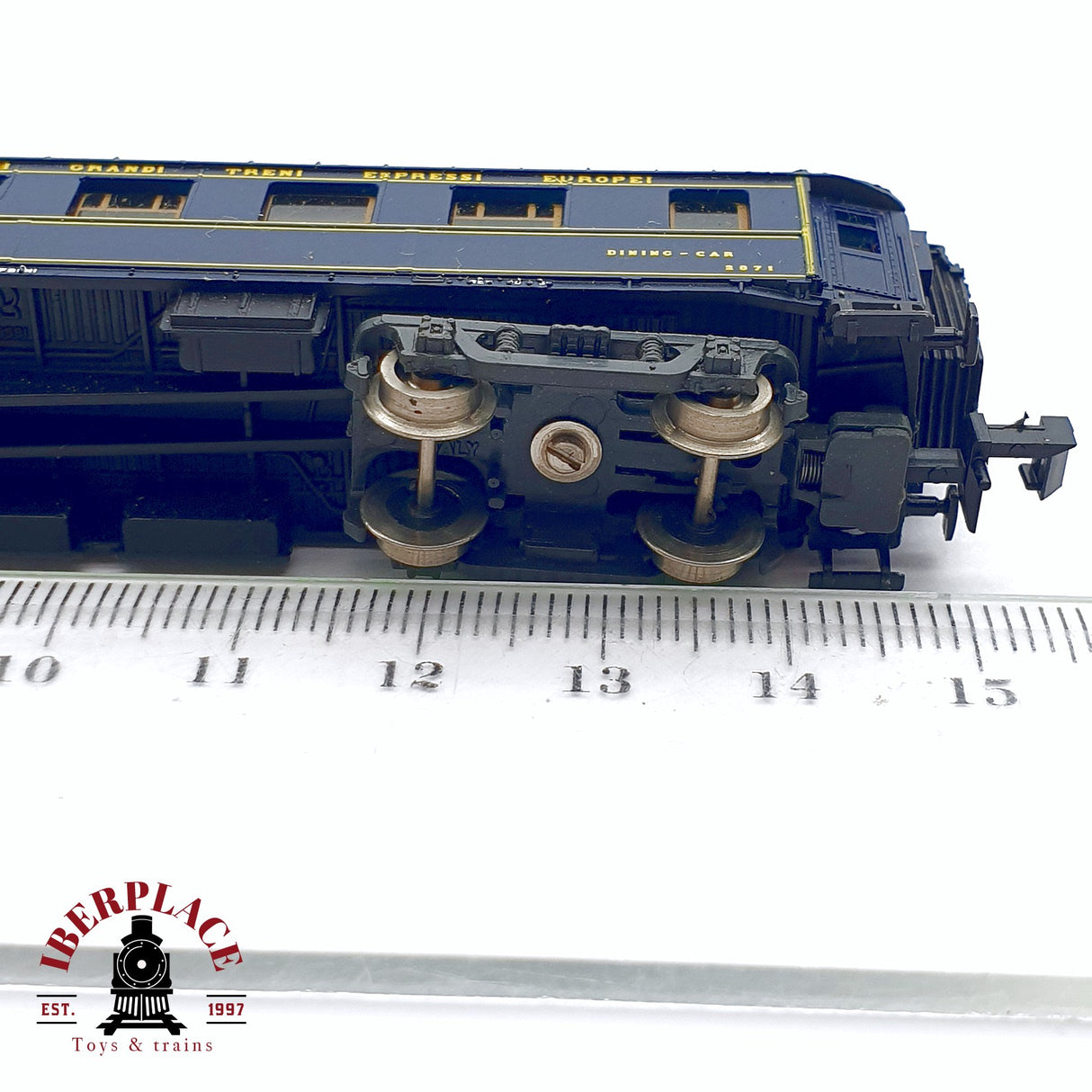 ♻️ 2da mano - Rivarossi 9553 vagón pasajeros coche restaurante grand Express Europeens N escala 1:160