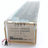 ♻️ 2da mano - Rivarossi 9553 vagón pasajeros coche restaurante grand Express Europeens N escala 1:160