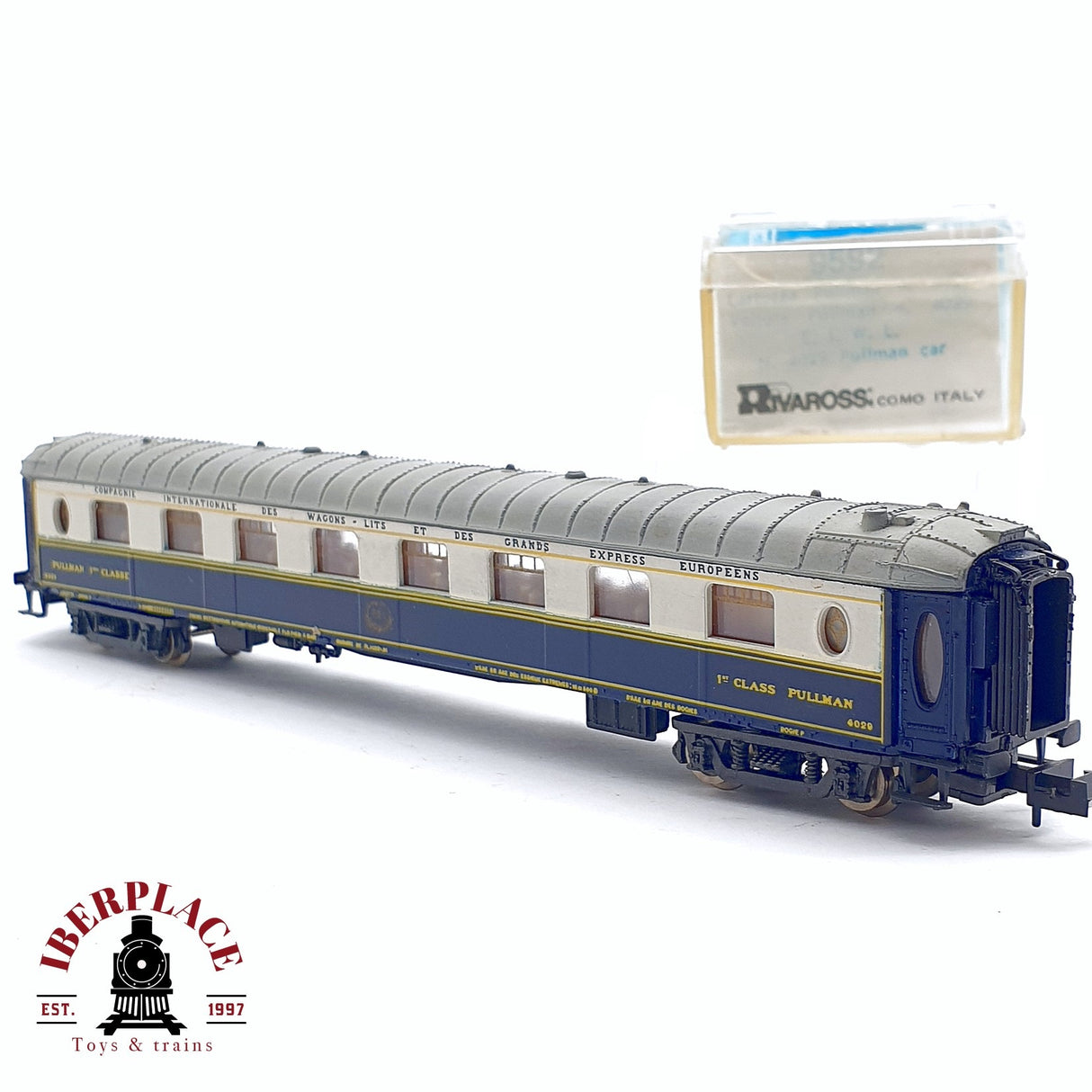 ♻️ 2da mano - Rivarossi 9592 vagón pasajeros Pullman clase 1 grand Express Europeens N escala 1:160