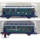 ♻️ 2da mano - 4x Fleischmann 8065/66/67 vagones pasajeros DR N escala 1:160