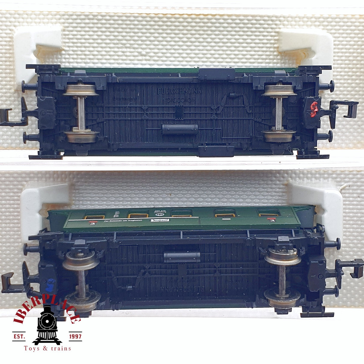 ♻️ 2da mano - 4x Fleischmann 8065/66/67 vagones pasajeros DR N escala 1:160