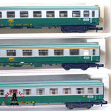 ♻️ 2da mano - 3x Fleischmann 8152 8151 8193 vagones pasajeros SNCF N escala 1:160