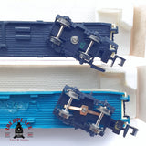 ♻️ 2da mano - 4x Fleischmann 7432 8190 8100 8199 vagones pasajeros y equipaje DB N escala 1:160