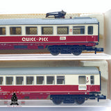 ♻️ 2da mano - 5x Fleischmann vagones pasajeros y restaurante Restaurante DB N escala 1:160