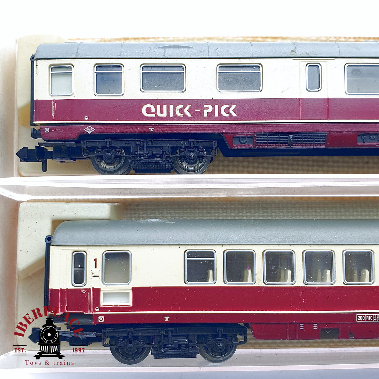 ♻️ 2da mano - 5x Fleischmann vagones pasajeros y restaurante Restaurante DB N escala 1:160