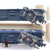 ♻️ 2da mano - 4x Fleischmann vagones pasajeros, equipajes, restaurante DB N escala 1:160