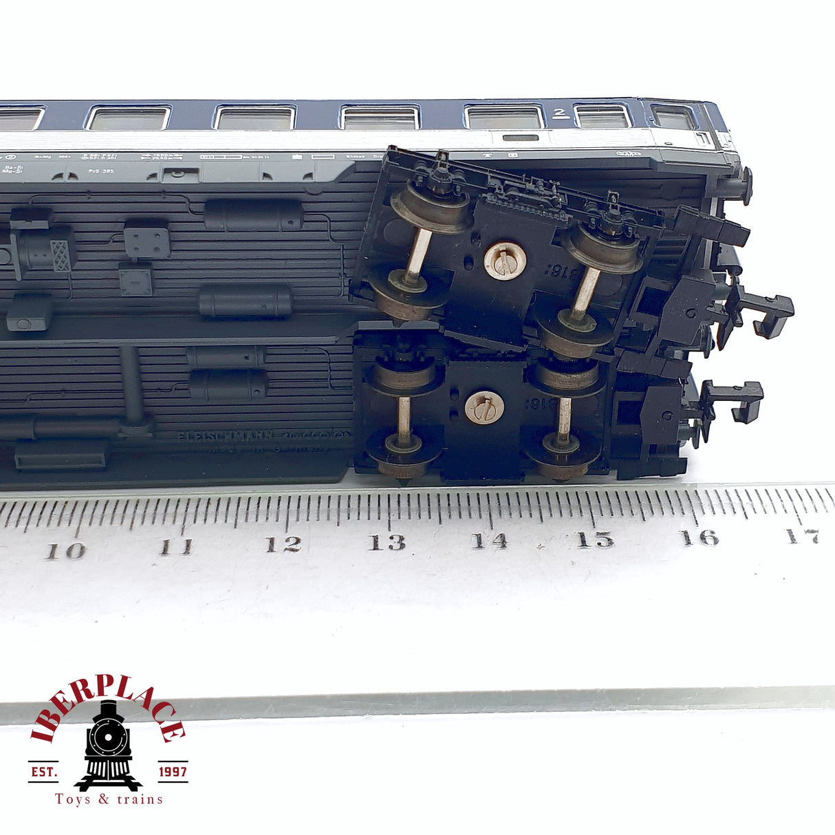 ♻️ 2da mano - 2x Fleischmann vagones pasajeros, restaurante DB 1-2 clase N escala 1:160