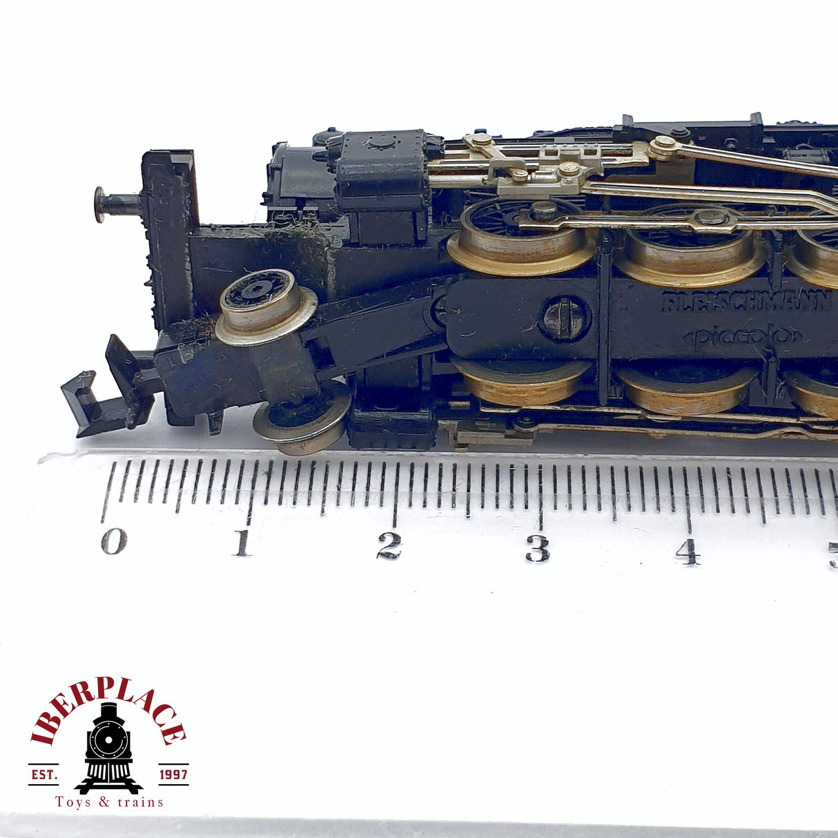 ♻️ 2da mano - Fleischmann Locomotora de vapor para restaurar SNCF 208 N escala 1:160