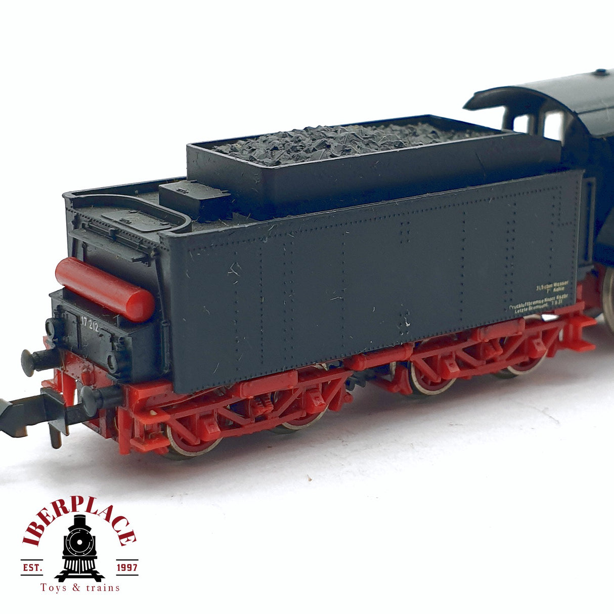 💡♻️ 2da mano - Minitrix Locomotora de vapor DR 17 212 negra N escala 1:160