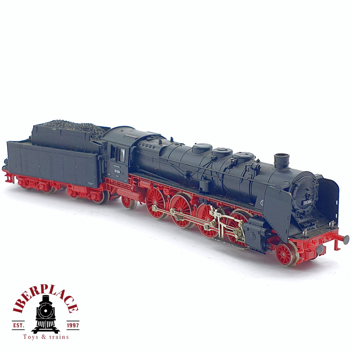 ♻️ 2da mano - Fleischmann Locomotora de vapor 39 204 DB N escala 1:160