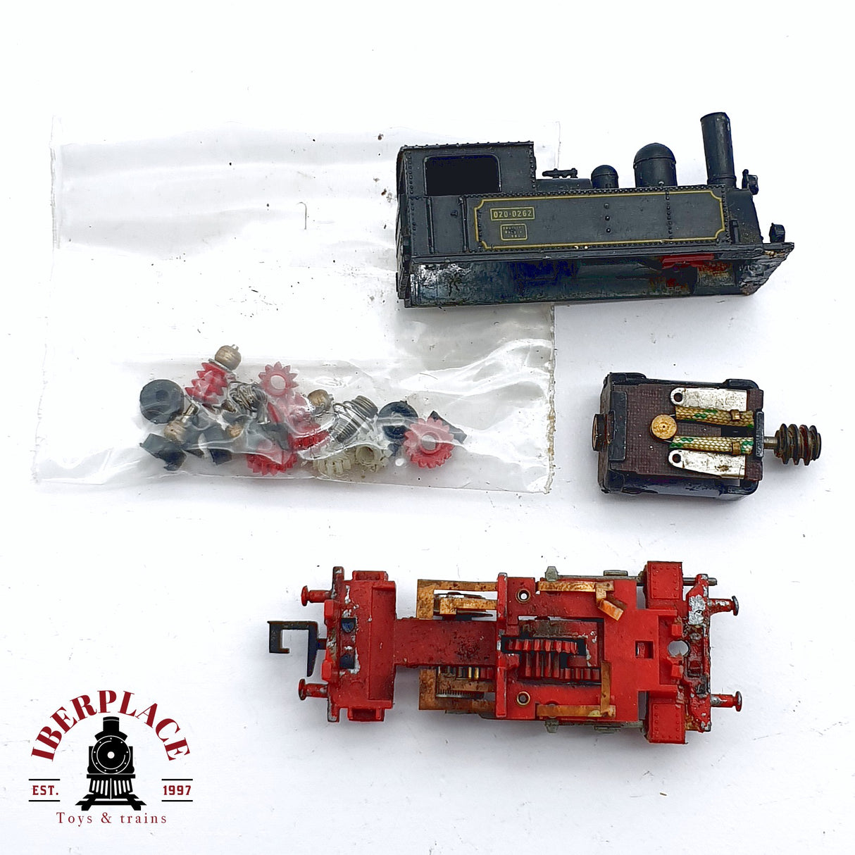 ♻️ 2da mano -  IBERTREN Locomotora de vapor para piezas o repuestos N escala 1:160
