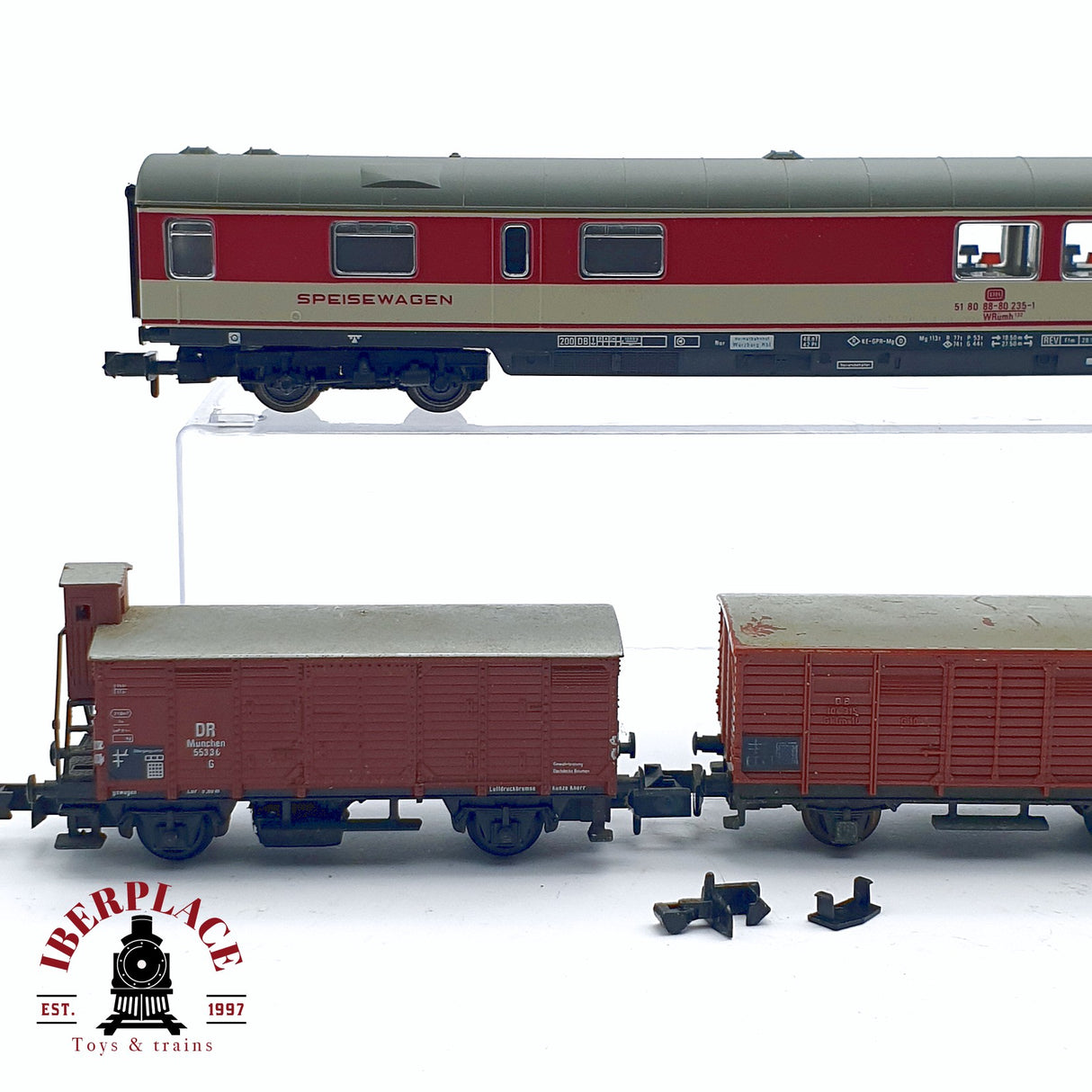 ♻️ 2da mano -  Fleischmann Arnold vagones para piezas o repuestos N escala 1:160