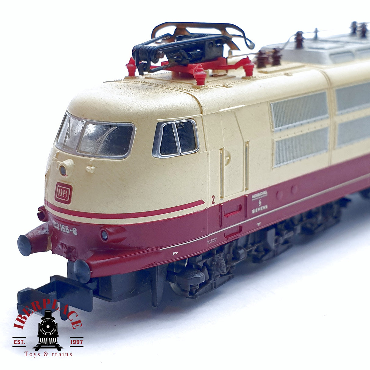 💡♻️ 2da mano - Fleischmann 7376 Locomotora eléctrica DB 103 155-8 N escala 1:160