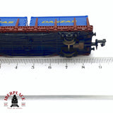 ♻️ 2da mano - Roco 2308 vagón estacas con contenedores DANZAS DB N escala 1:160