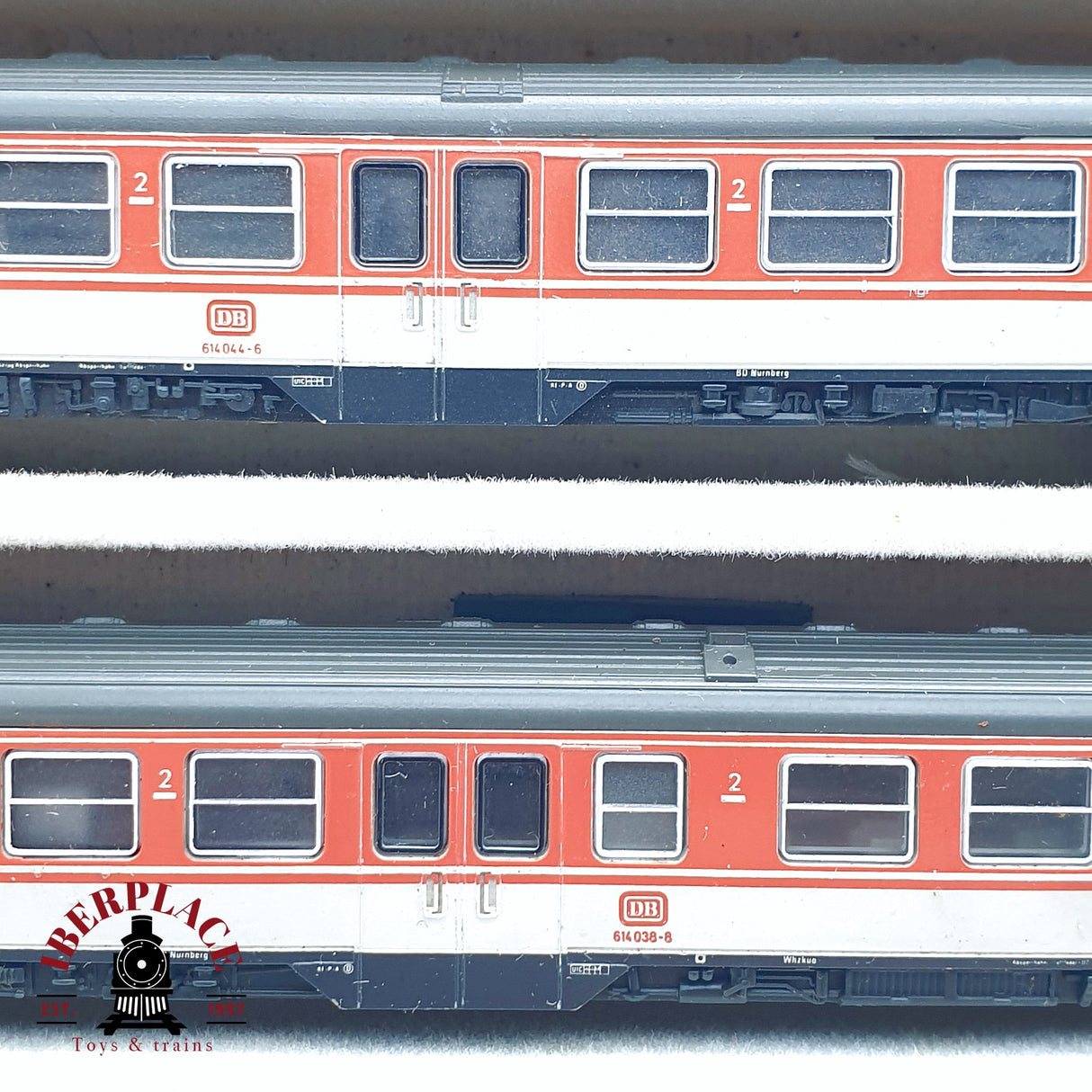 ♻️ 2da mano -  Fleischmann 7430 tren Diesel de pasajeros DB para restaurar N escala 1:160