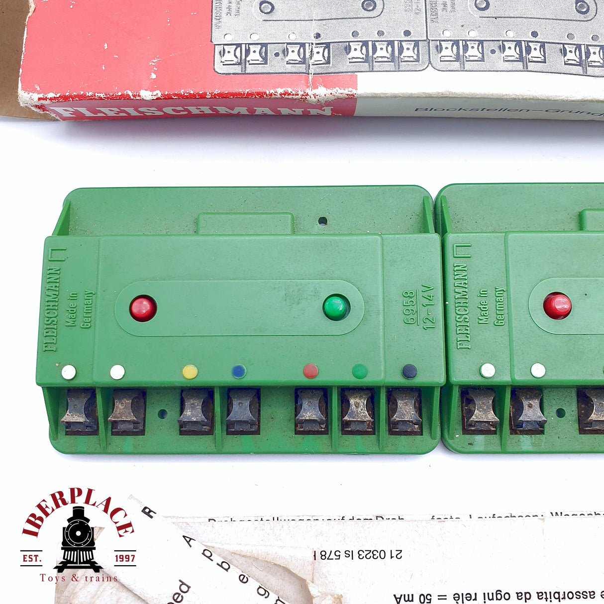 ♻️ 2da mano - Fleischmann 6957 Unidades de mando en bloque H0 escala 1:87