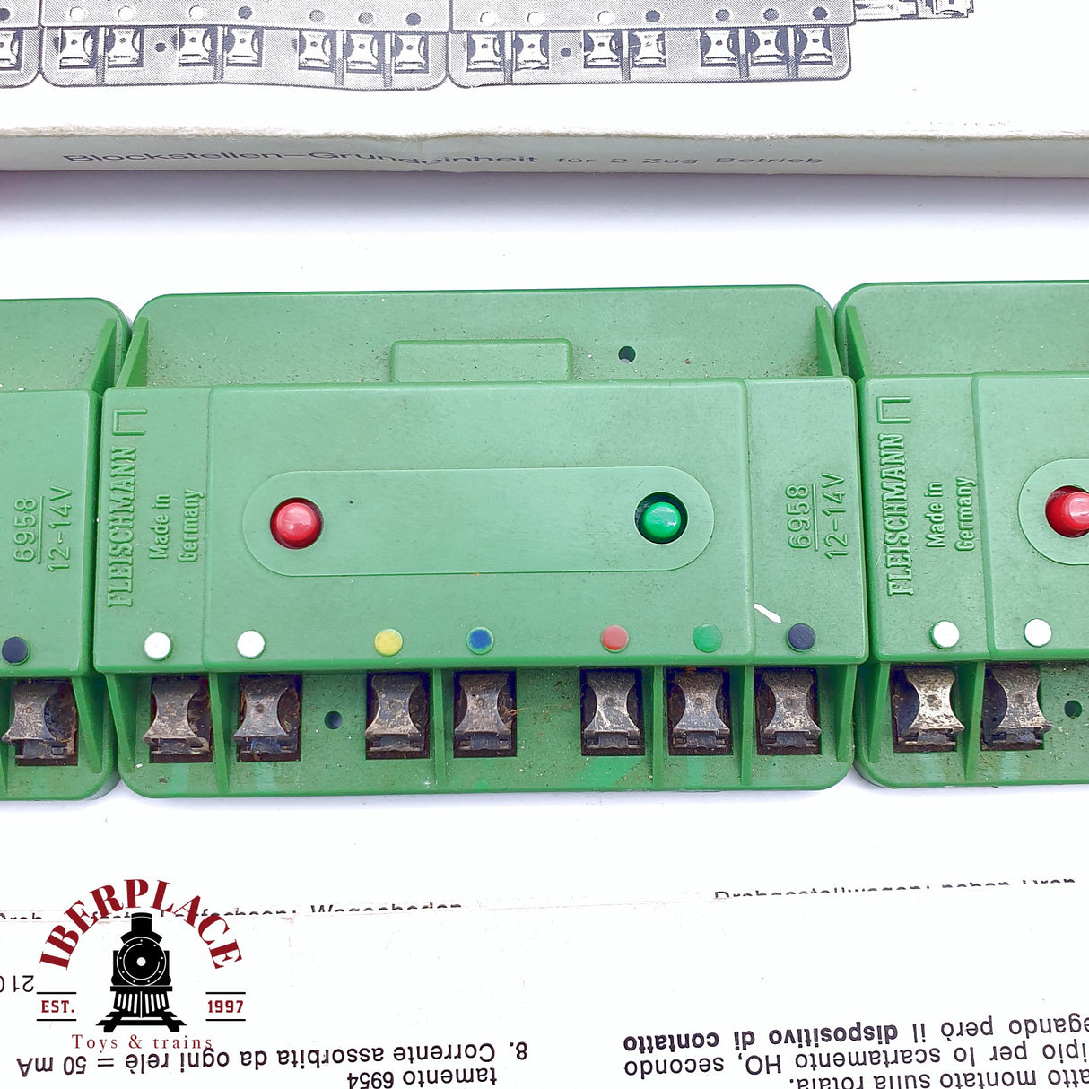 ♻️ 2da mano - Fleischmann 6957 Unidades de mando en bloque H0 escala 1:87