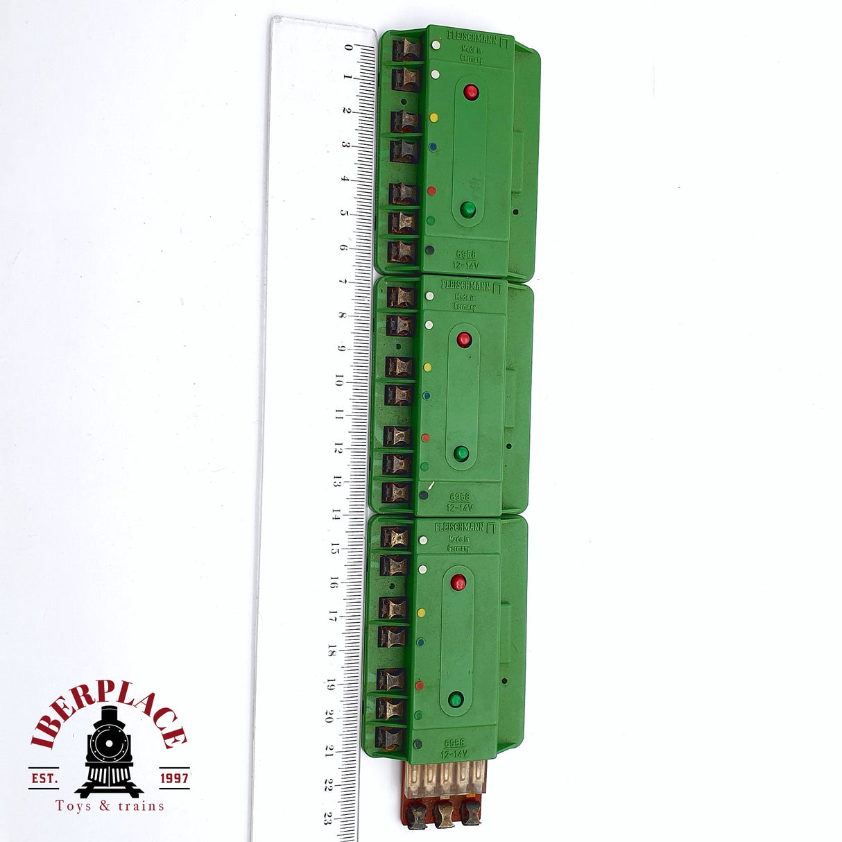 ♻️ 2da mano - Fleischmann 6957 Unidades de mando en bloque H0 escala 1:87