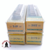 ♻️ 2da mano - Minitrix 4x 3178/79/81/82 vagones pasajero wagons lits grands express europeens N escala 1:160